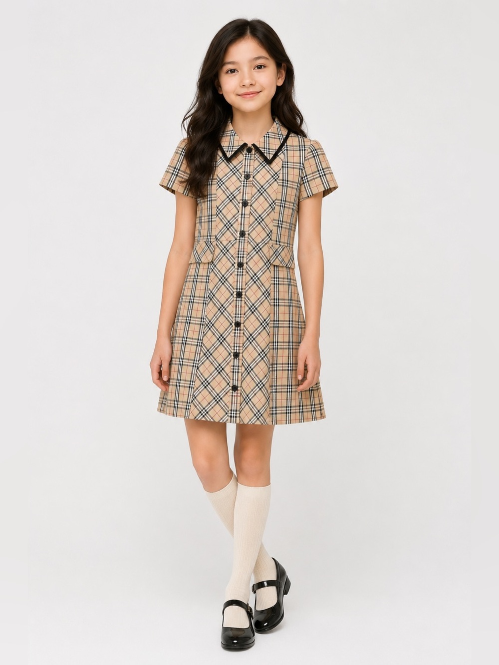Spice Candy Girls Plaid Dress 150 Nova Check Plaid Academia Preppy